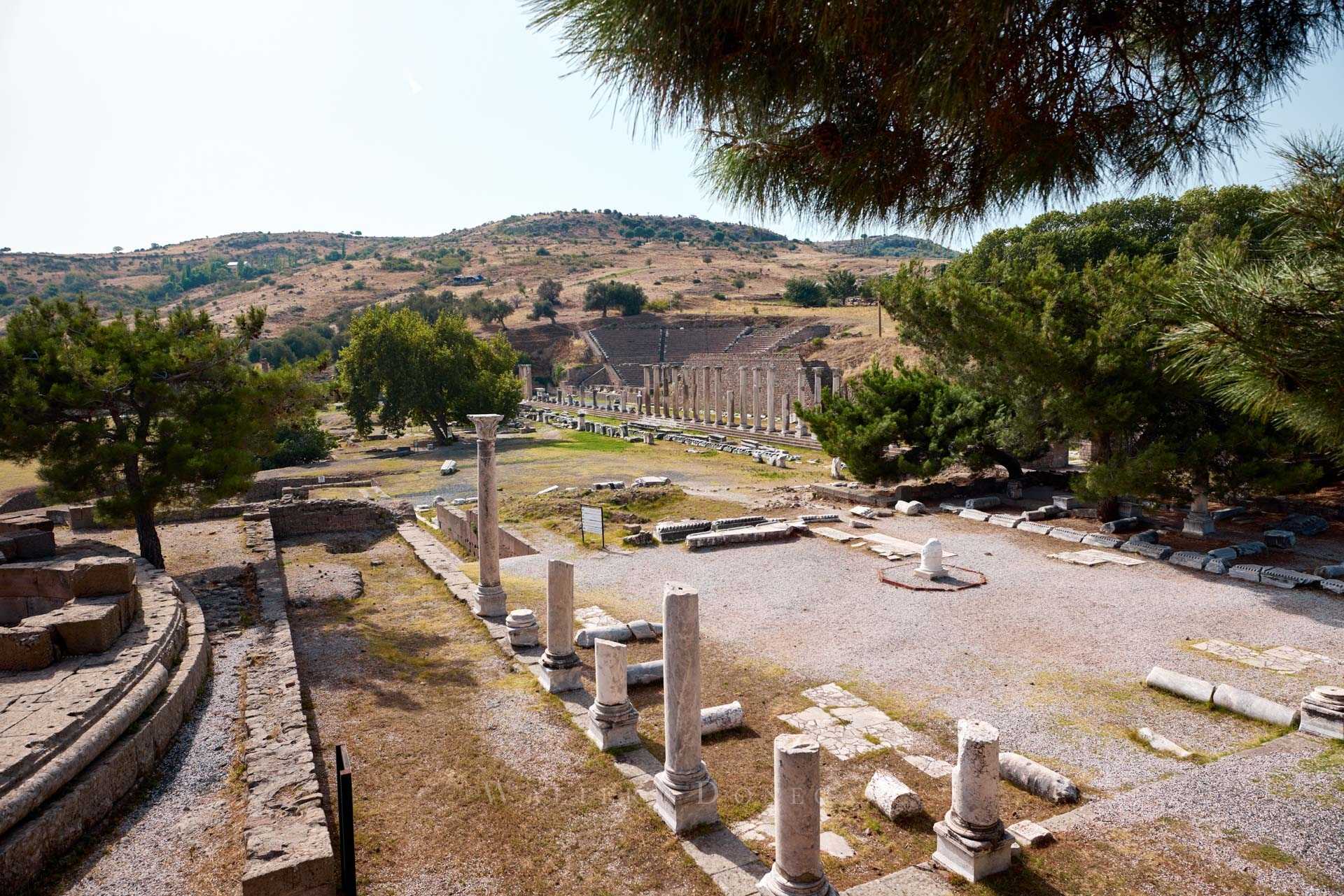 Via Tecta, Asclepion, Bergama - İzmir