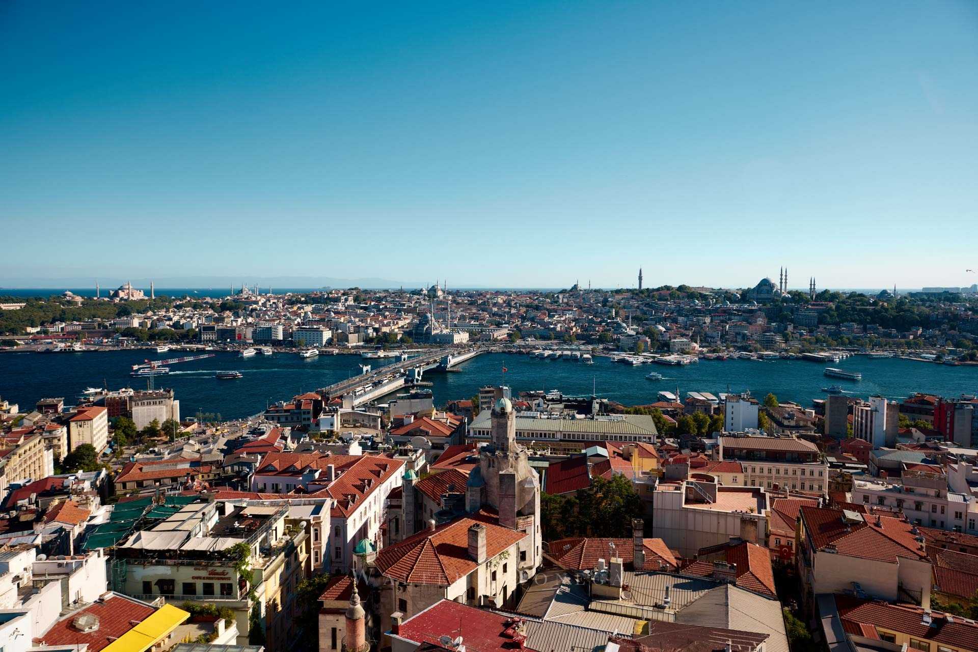 Vista dalla Galata Kulesi (Torre di Galata), Beyoğlu - Bereketzade Mh., Istanbul