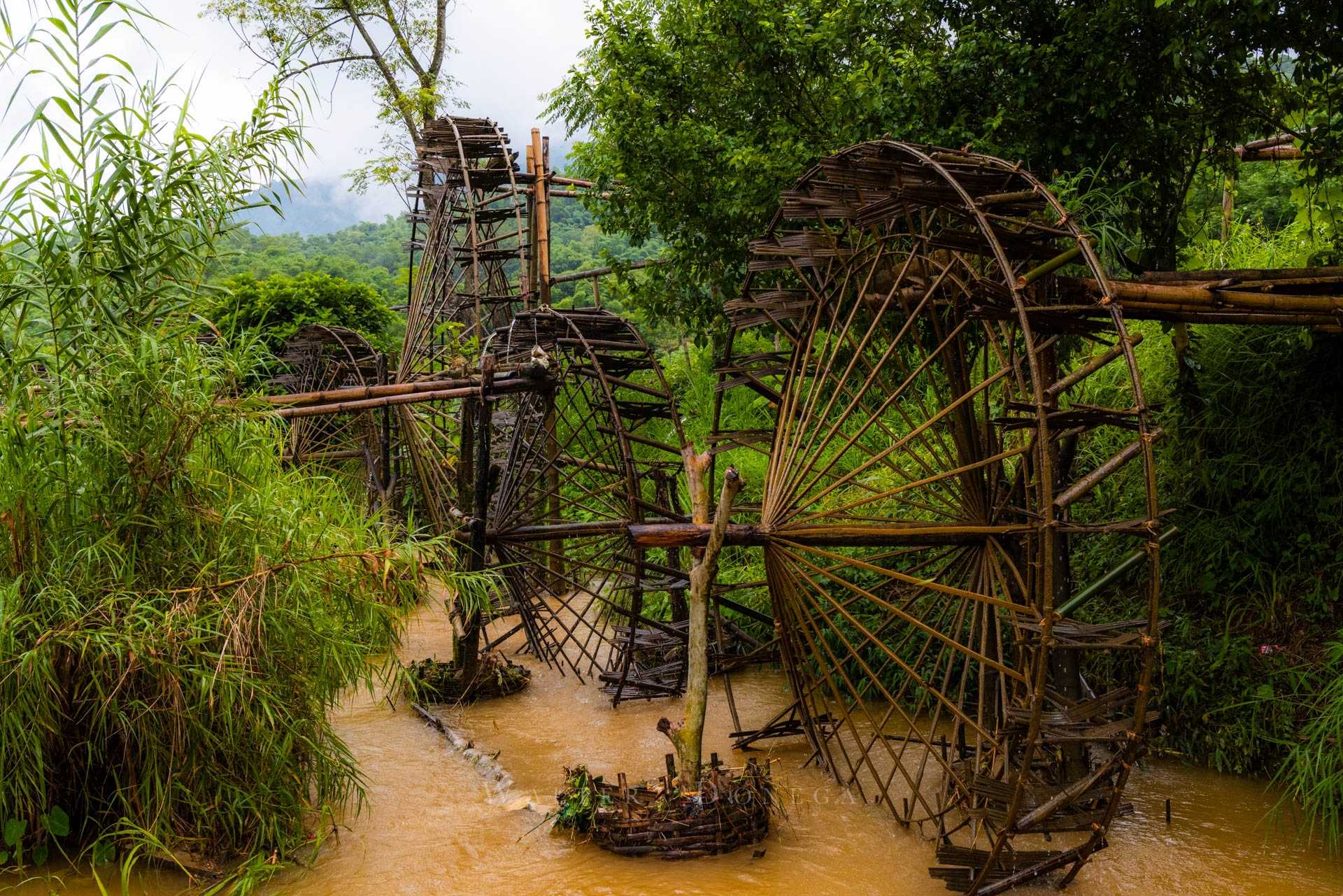 Riserva naturale Pu Luong mulini ad acqua