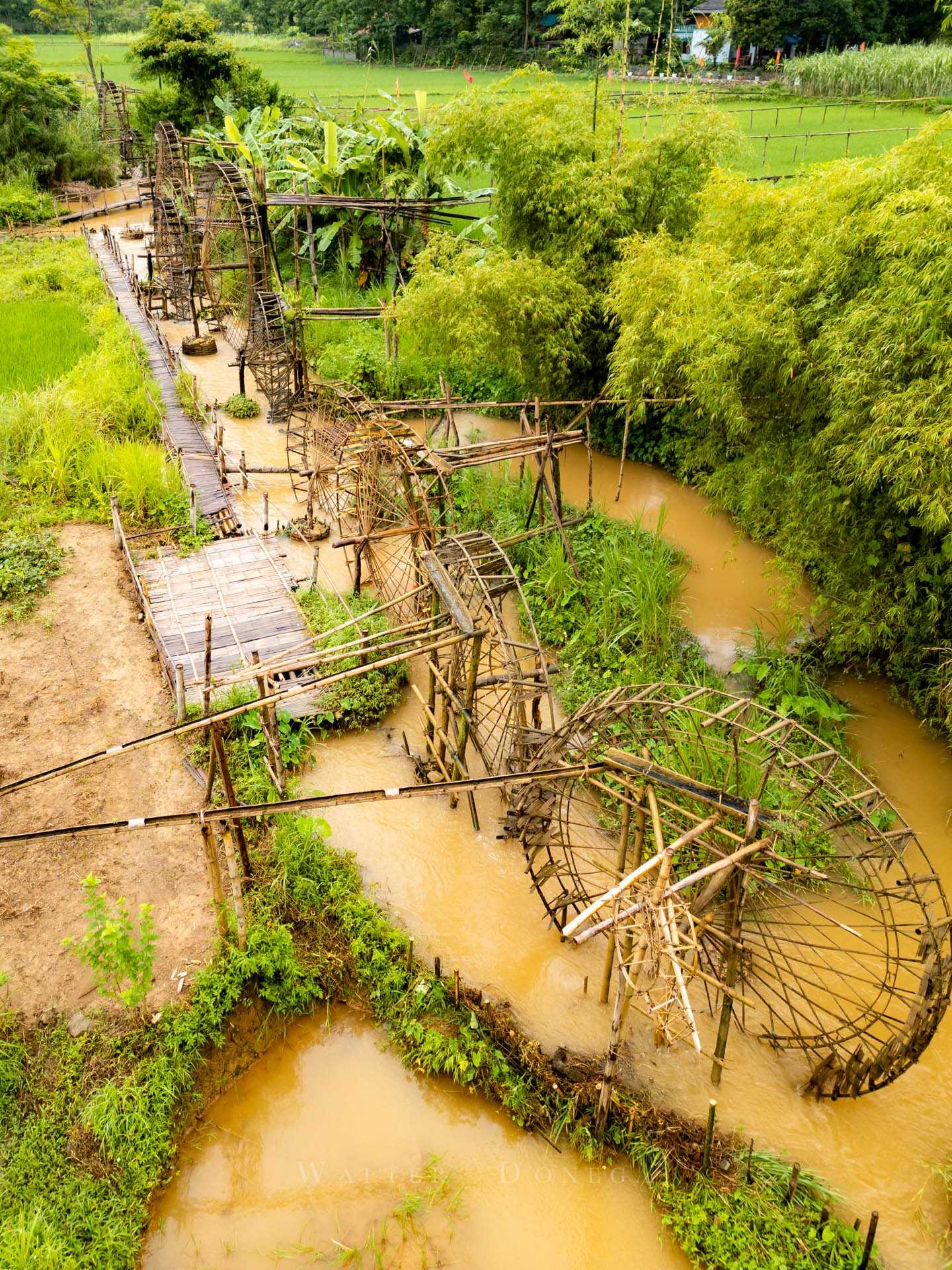 Riserva naturale Pu Luong mulini ad acqua