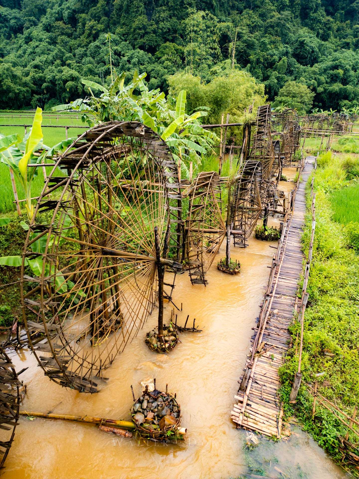 Riserva naturale Pu Luong mulini ad acqua